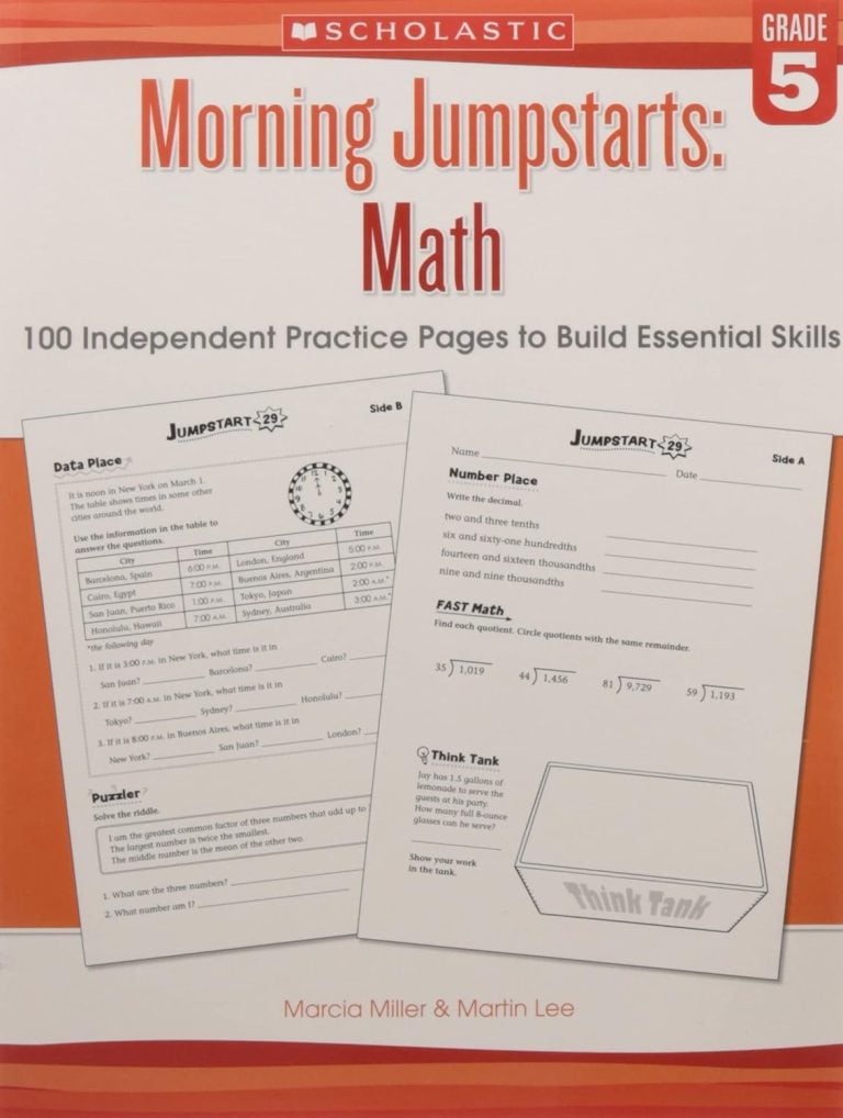 Morning Jumpstarts Maths