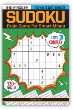 Sudoku - Brain Games For Smart Minds Level 3 Complex : Brain Booster Puzzles for Kids, 120+ Fun Games