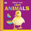 Baby's First Baby Animals, DK, DK Children, 9780241301791, board book, baby animals, first words, early learning, toddler book, children's book, animal book, tactile book, baby book, English, 14 pages