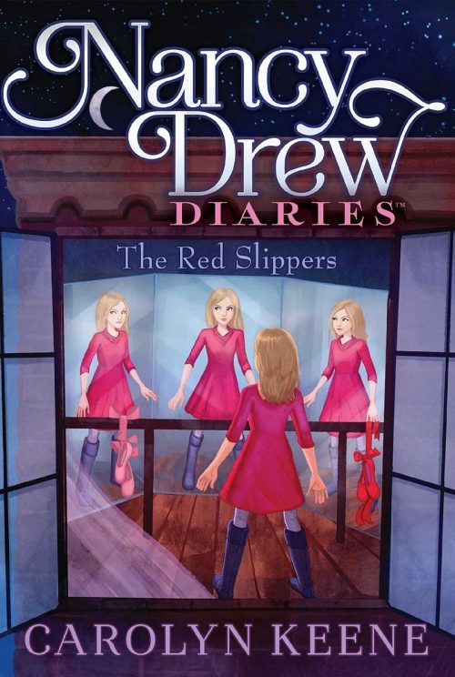 The Red Slippers, Carolyn Keene, Nancy Drew Diaries, Aladdin Paperbacks, 9781481438131, children's mystery, ballet mystery, Nancy Drew book 11, books for ages 8-12, young detective story, friendship, Sleeping Beauty, paperback, English children's books, adventure